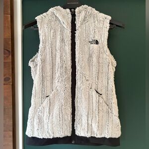 North face hooded vest